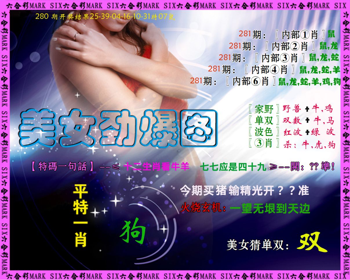 美女劲爆图 第281期