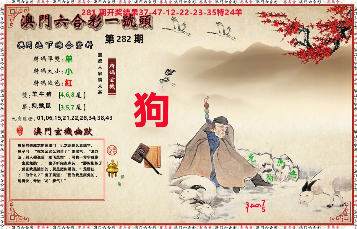 一号头 第281期