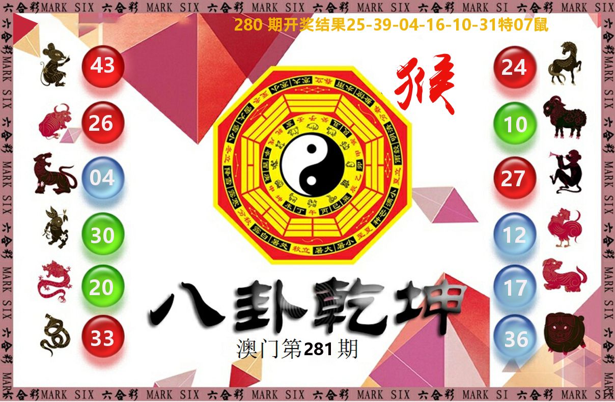 八卦乾坤 第281期