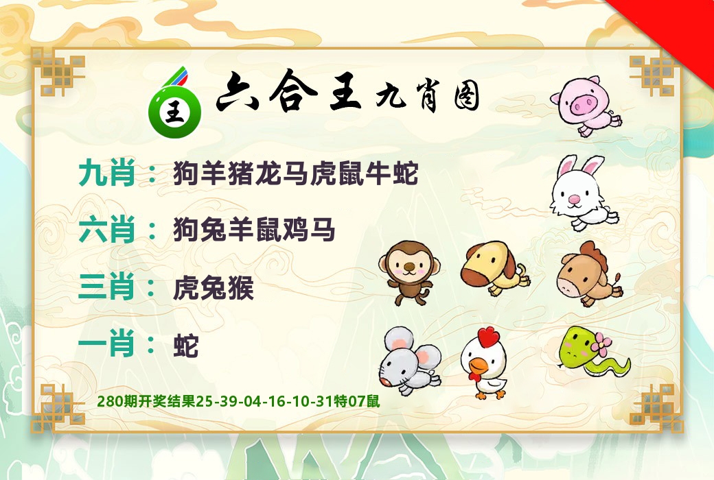 六合王九肖图 第281期