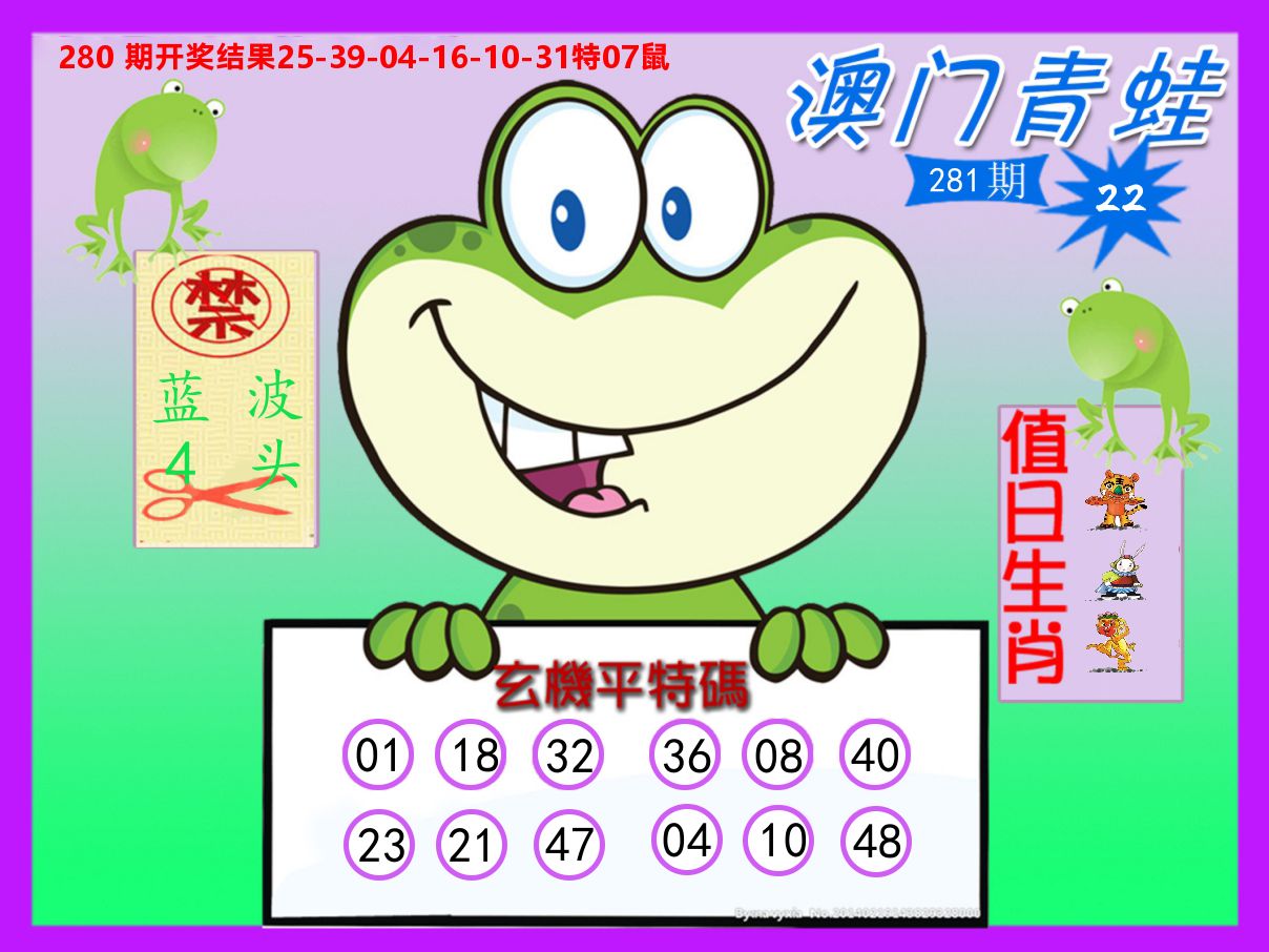 青蛙系列22 第281期