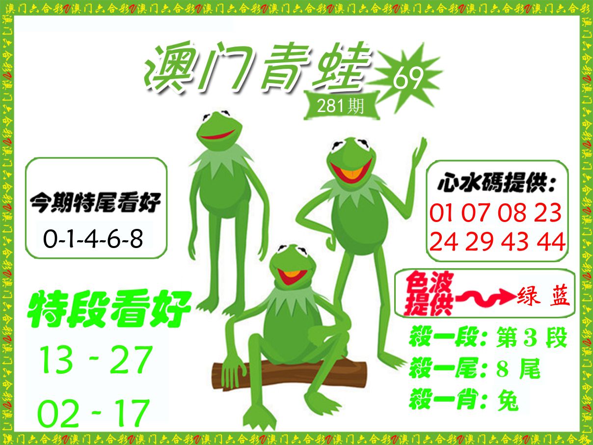 青蛙系列69 第281期
