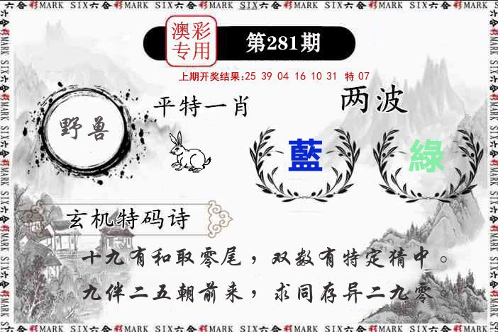 澳门专用 第281期