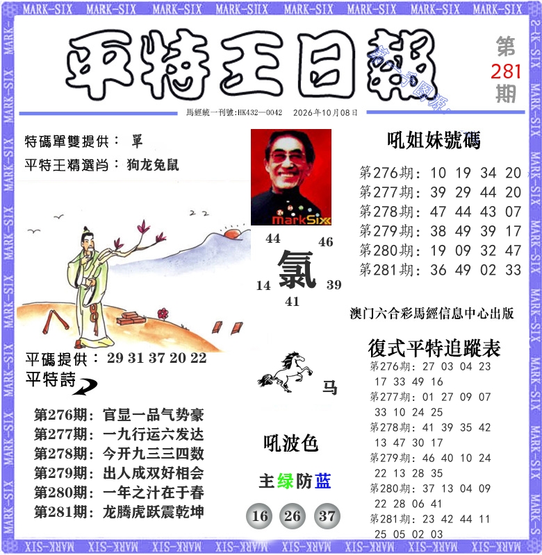 平特王日报 第281期