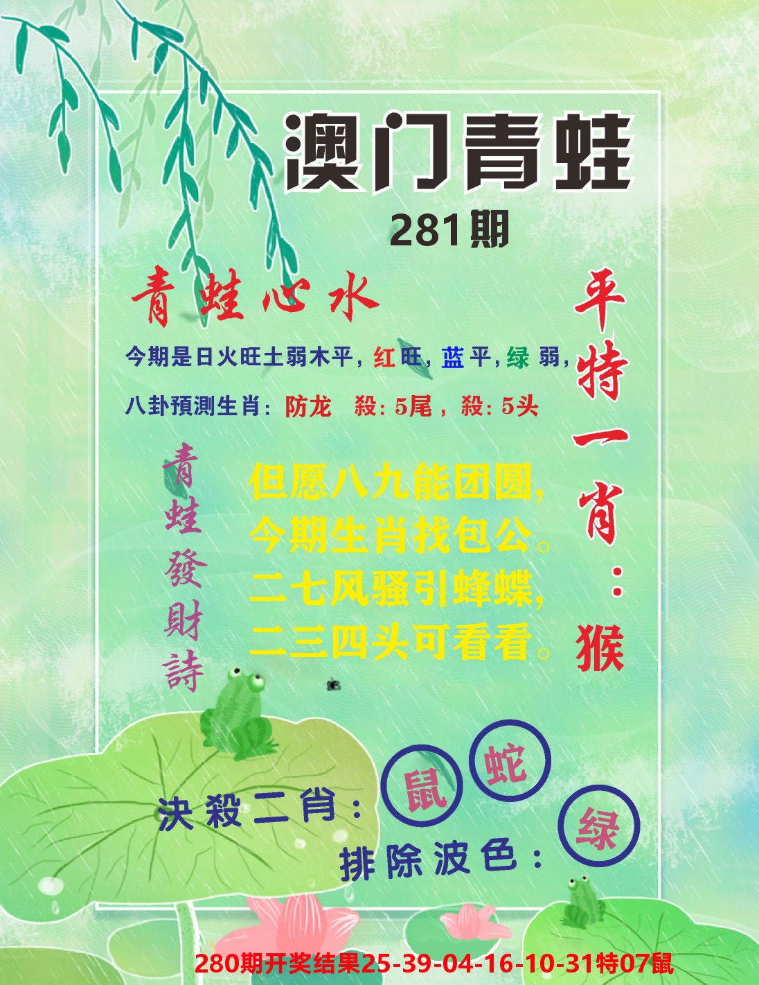澳门致富经C 第281期