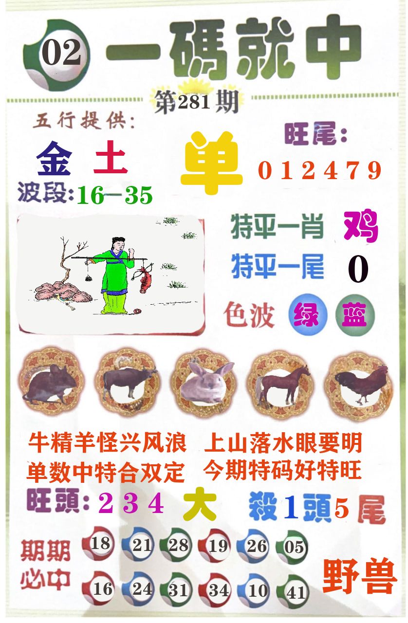 一码就中 第281期