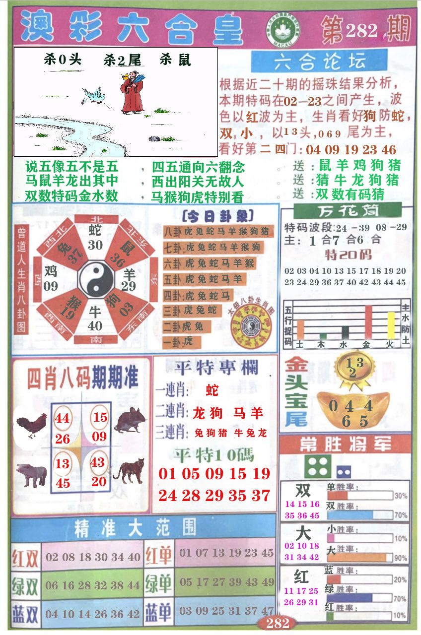 精品六合皇 第281期