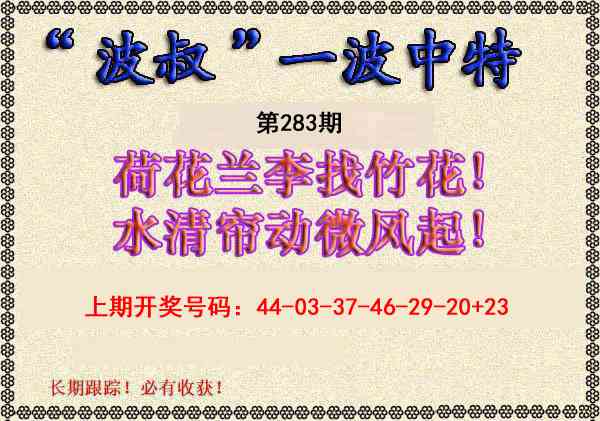 波叔一波中特 第282期