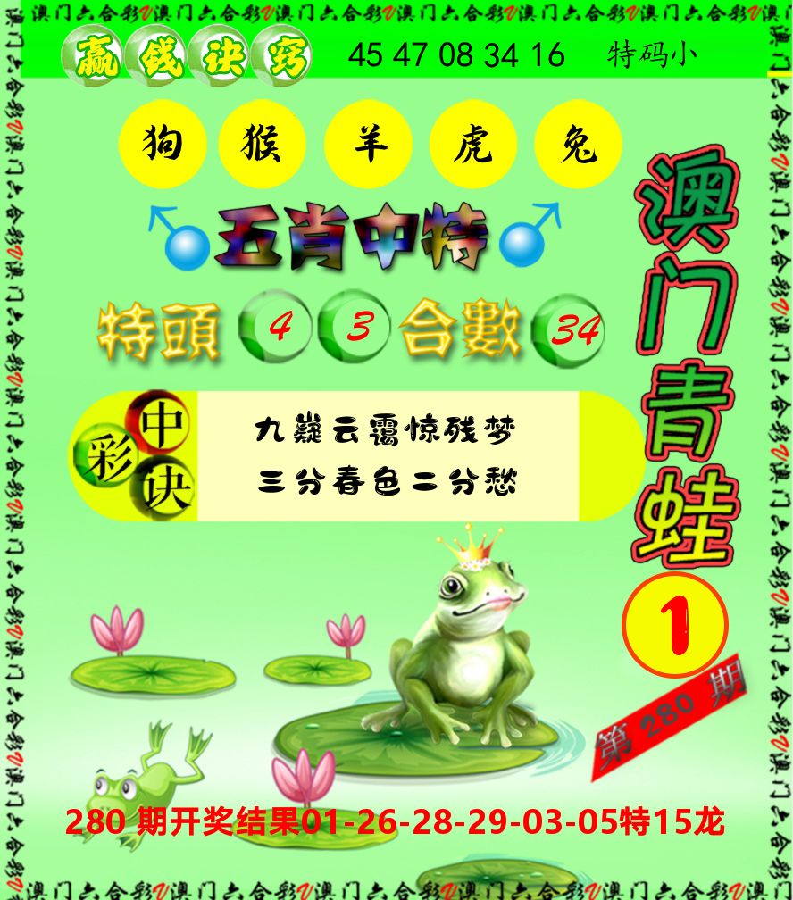 青蛙系列1 第281期