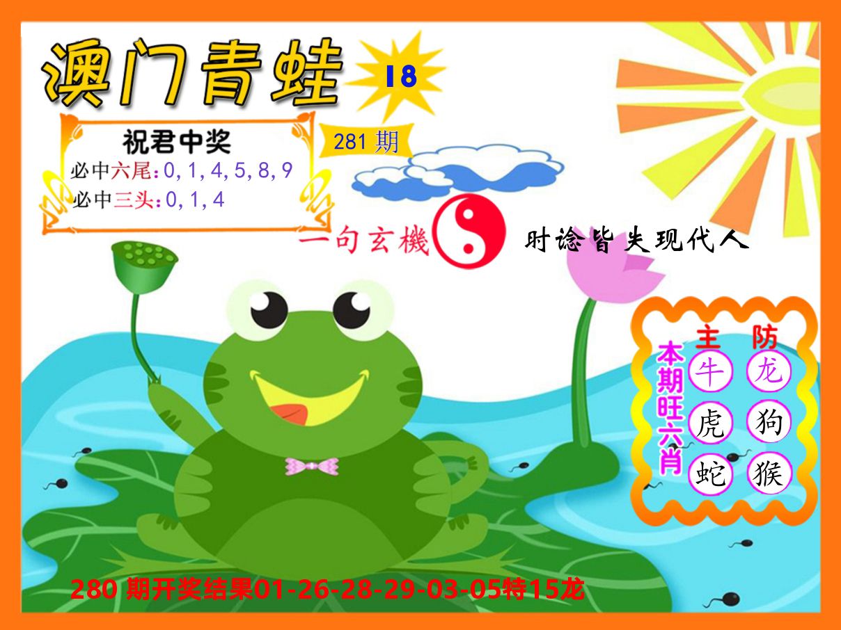 青蛙系列18 第281期