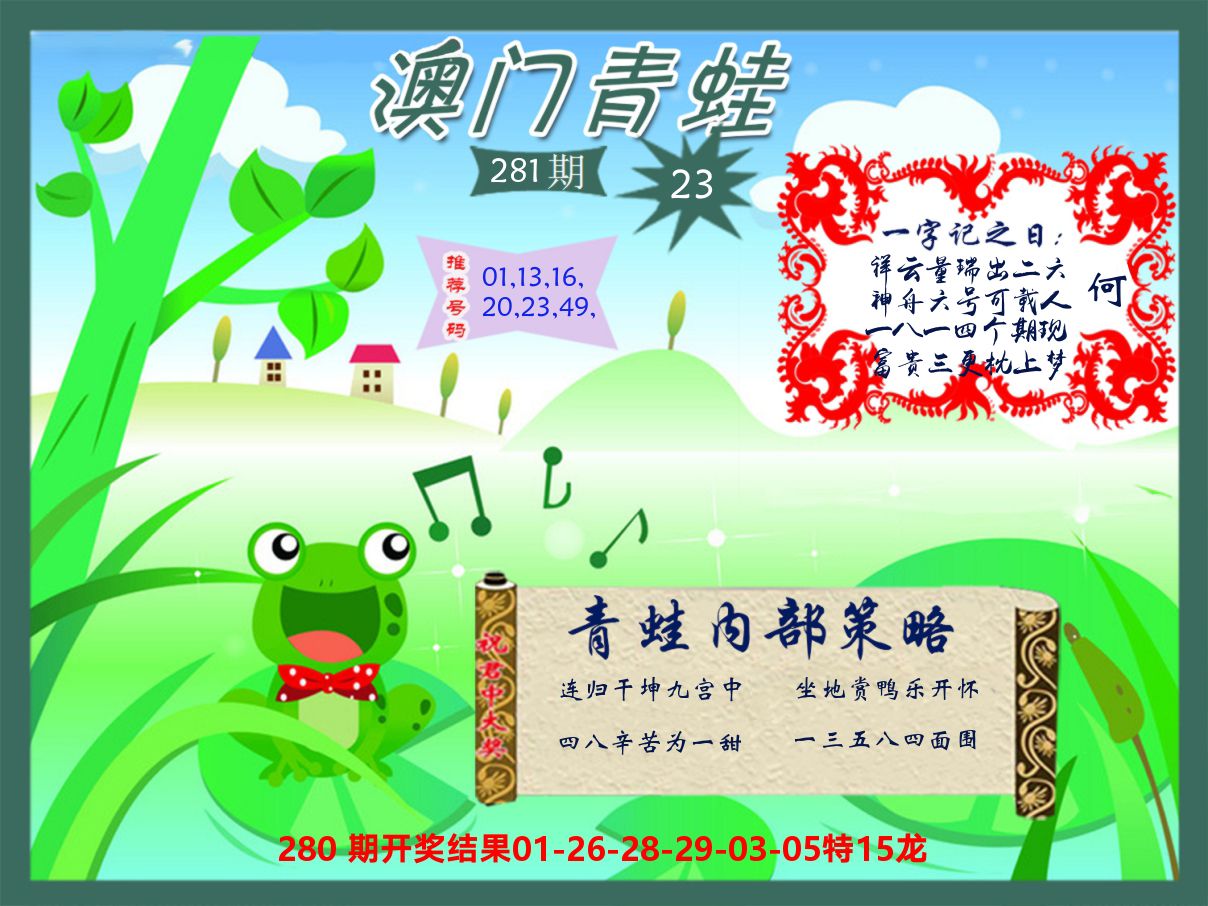 青蛙系列23 第281期