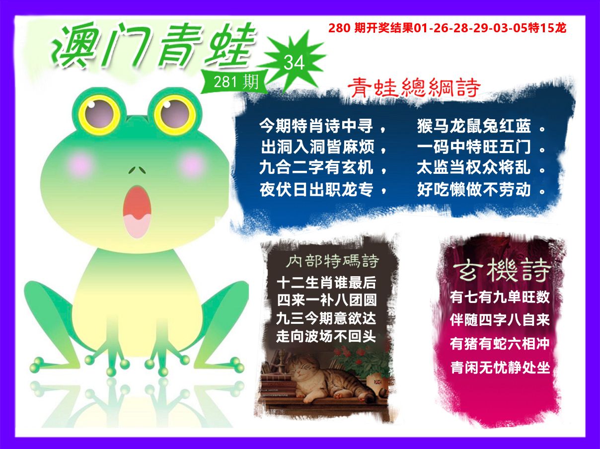 青蛙系列34 第281期