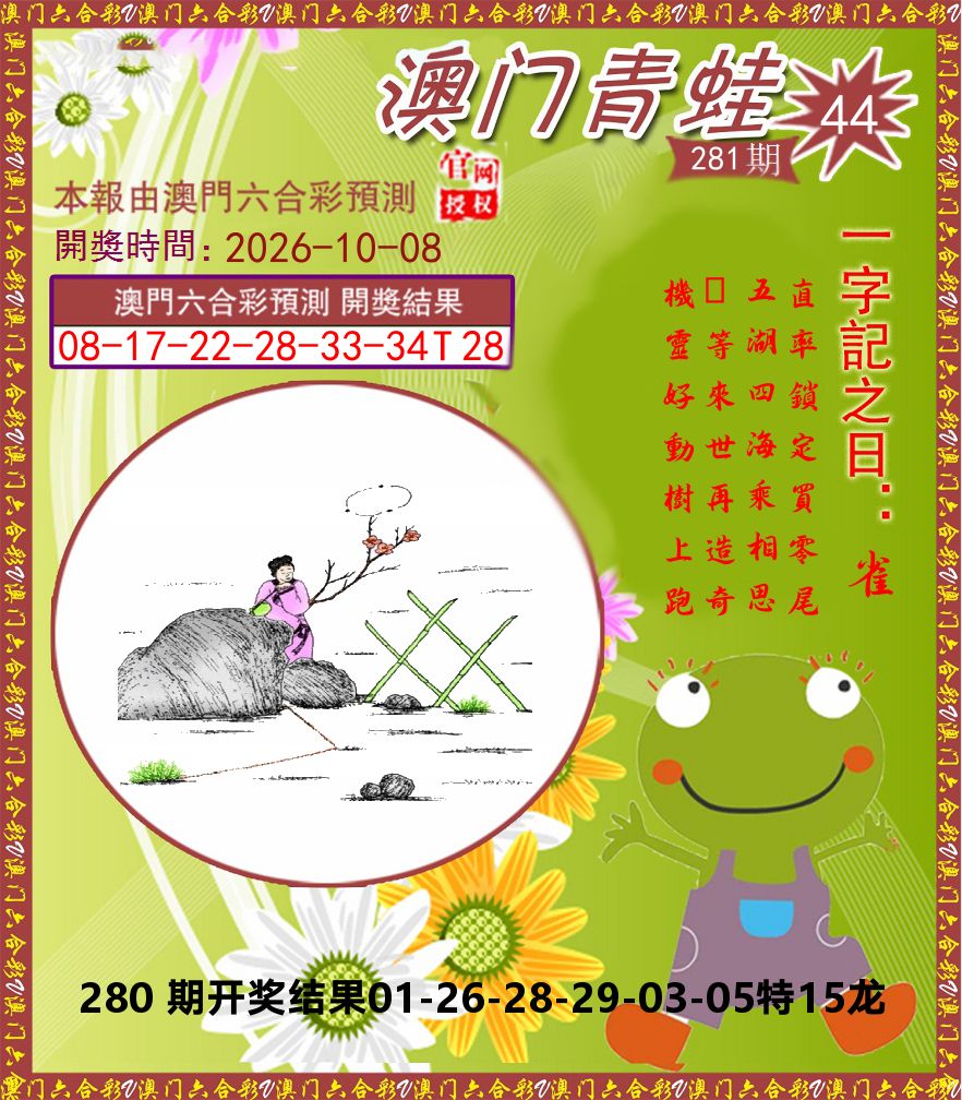 青蛙系列44 第281期