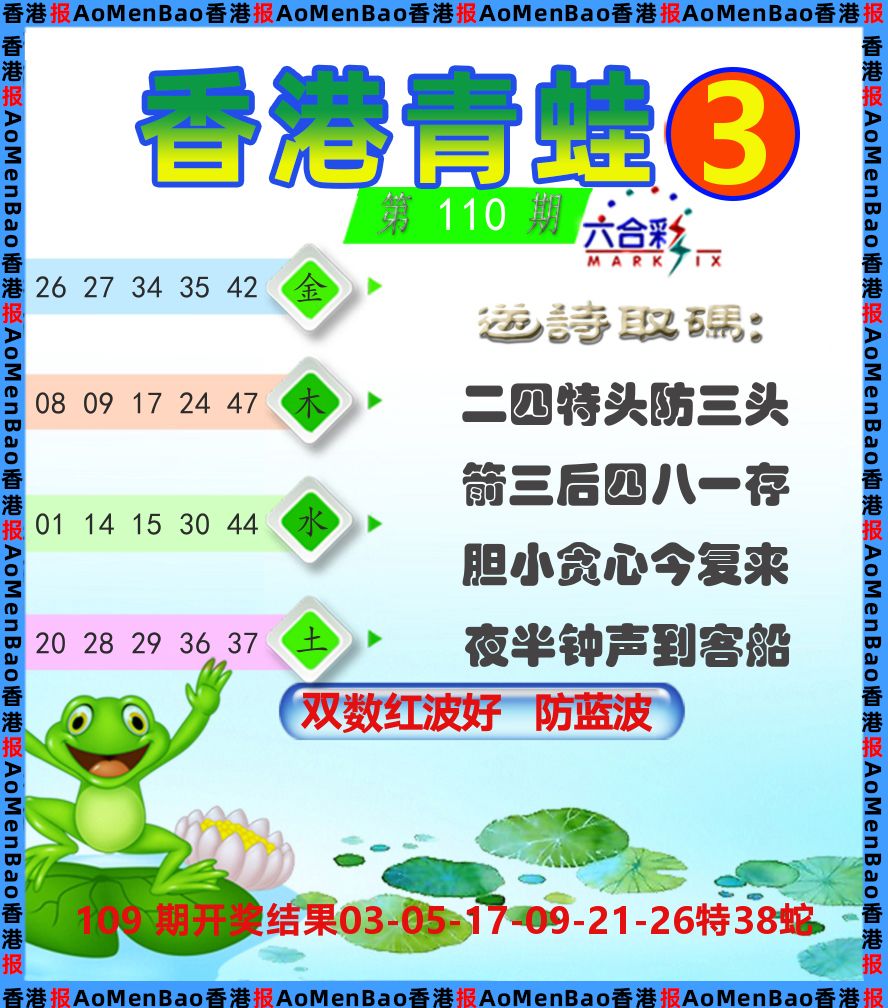 青蛙系列3 第110期
