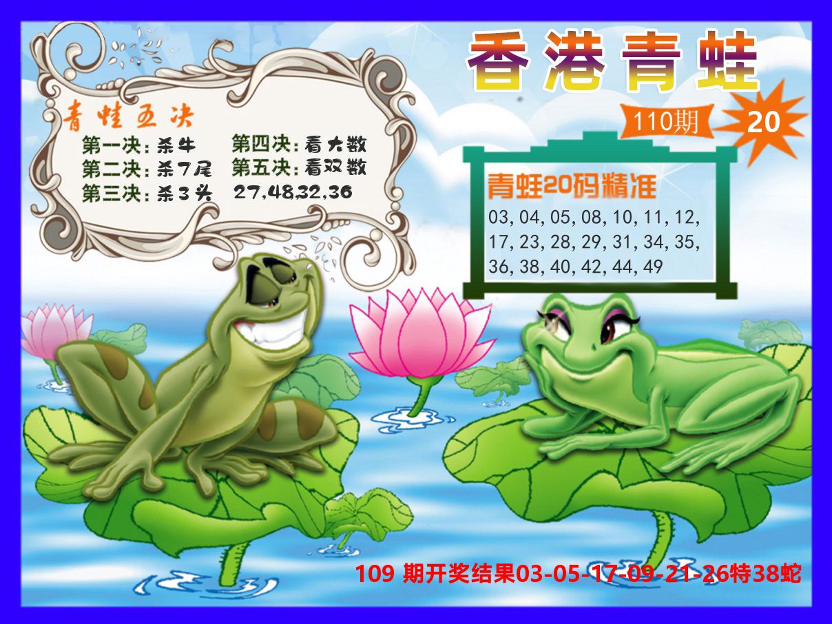 青蛙系列20 第110期
