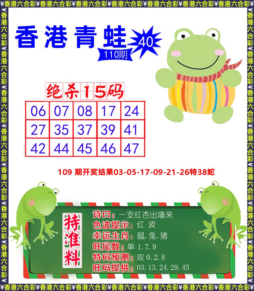 青蛙系列40 第110期