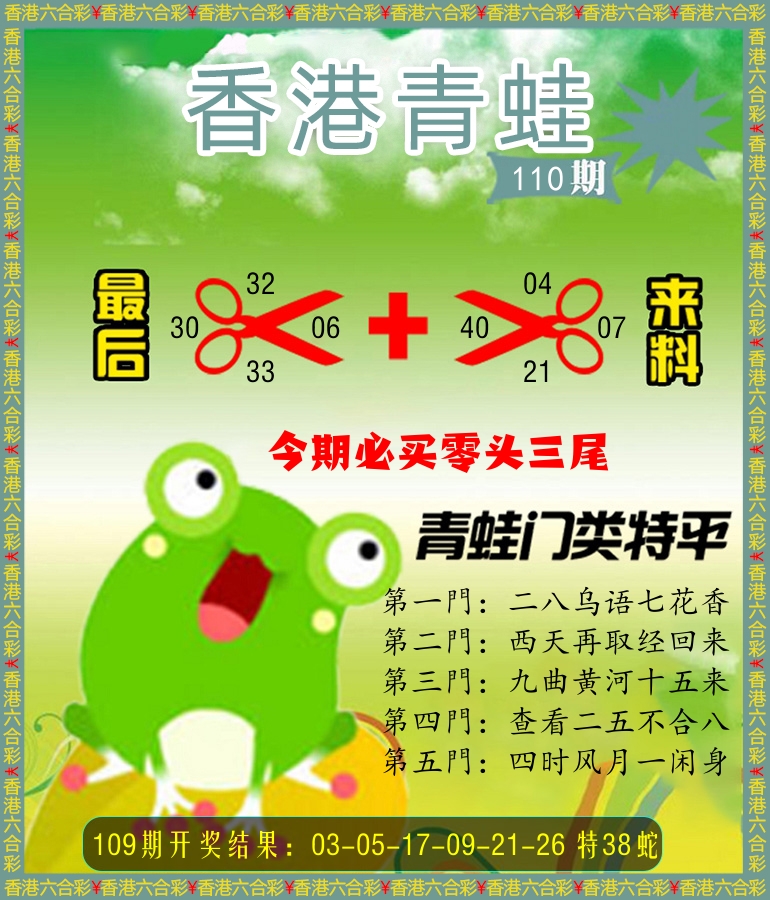 青蛙系列87 第110期