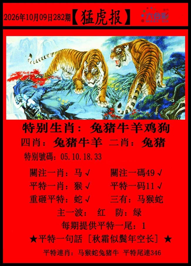 猛虎报 第282期