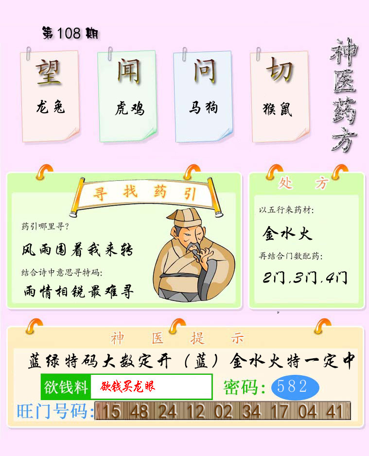 神医药方 第108期