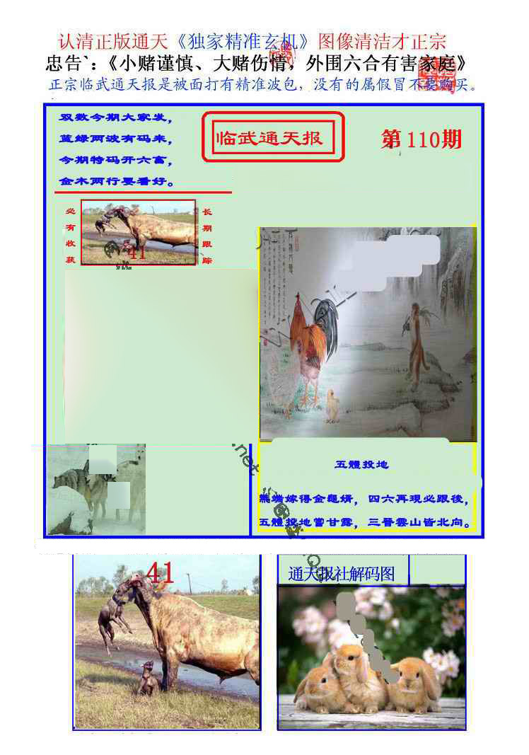 临武通天报 第110期