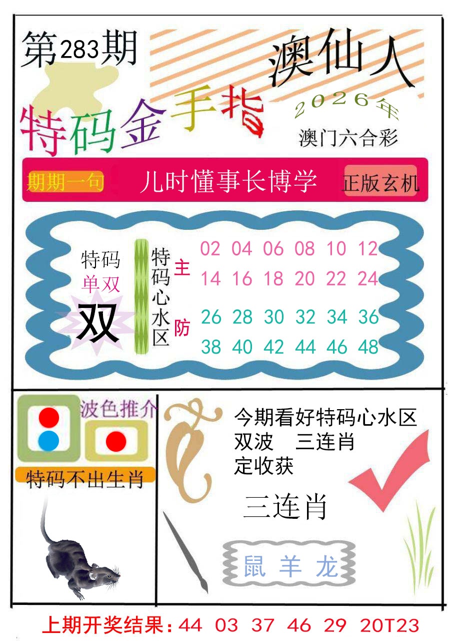 特码金手指 第282期