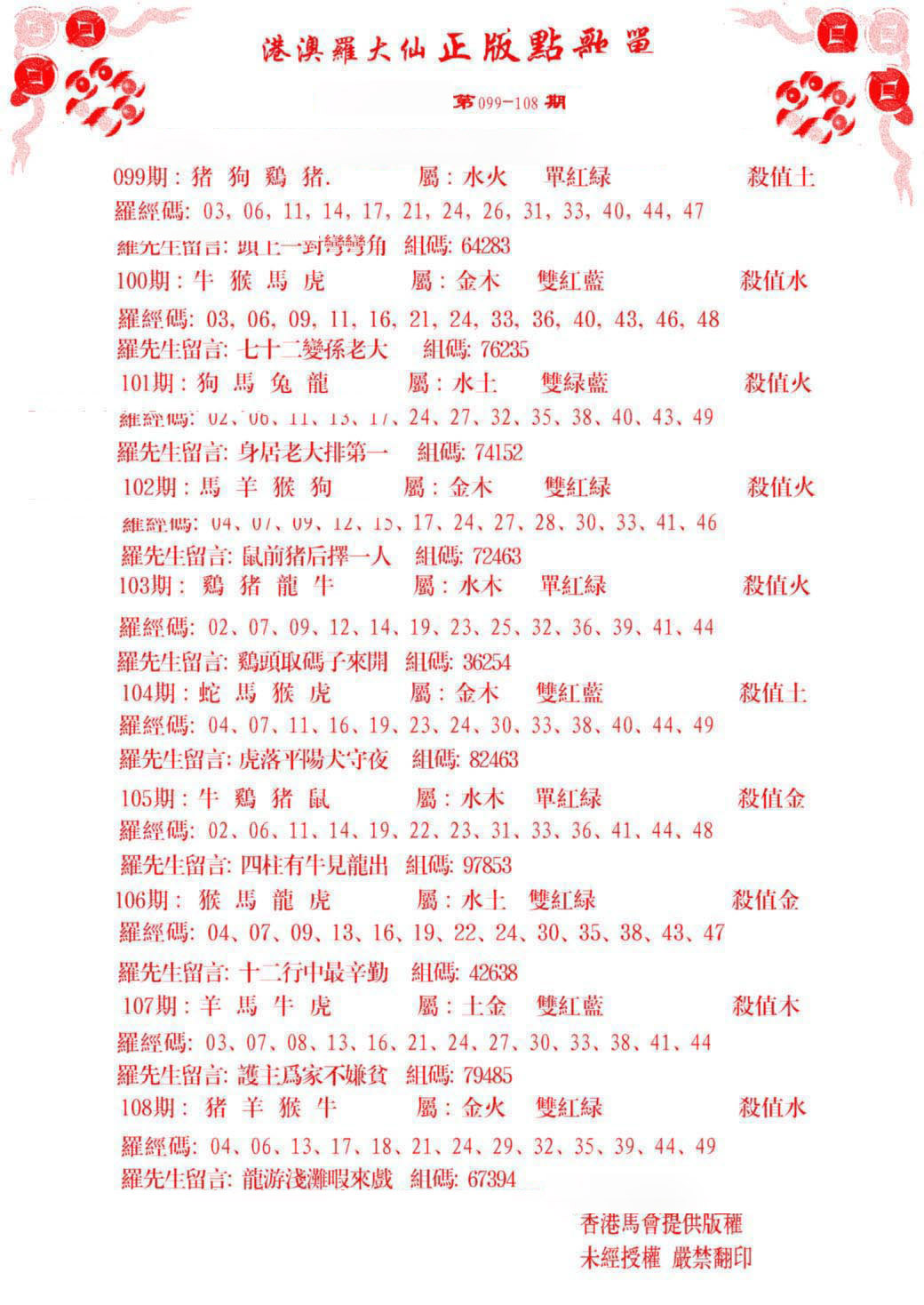 点歌单 第108期