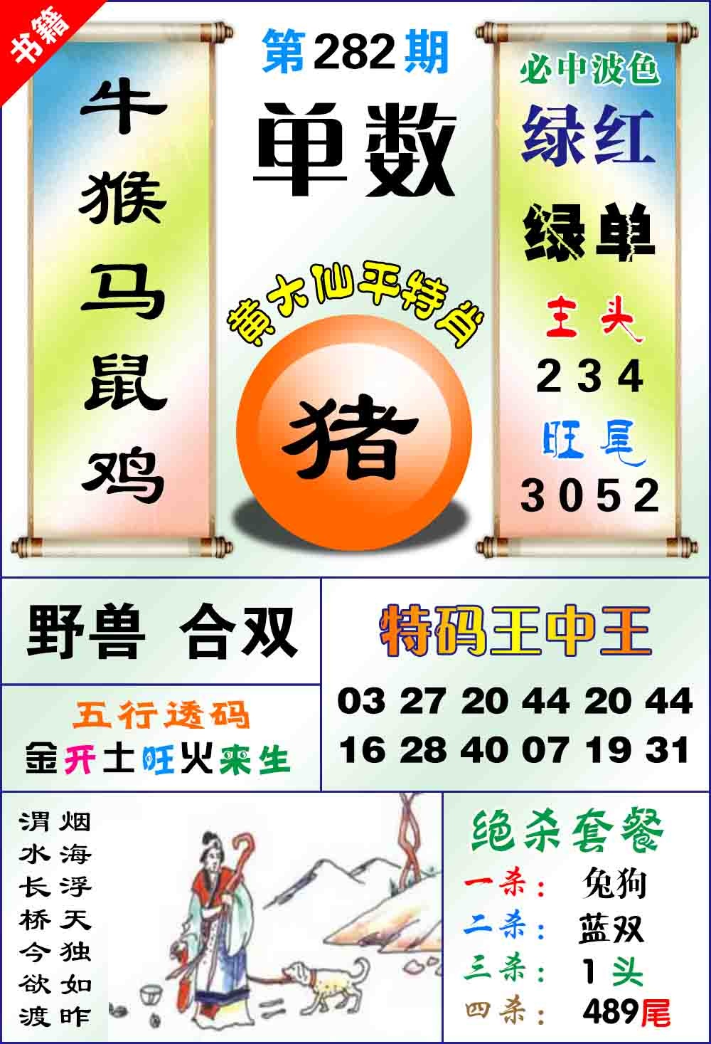 澳门平特王中正 第282期