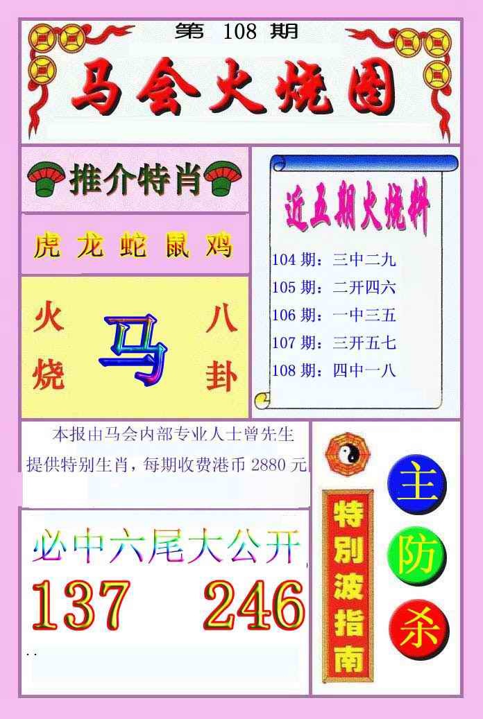 火烧图 第108期