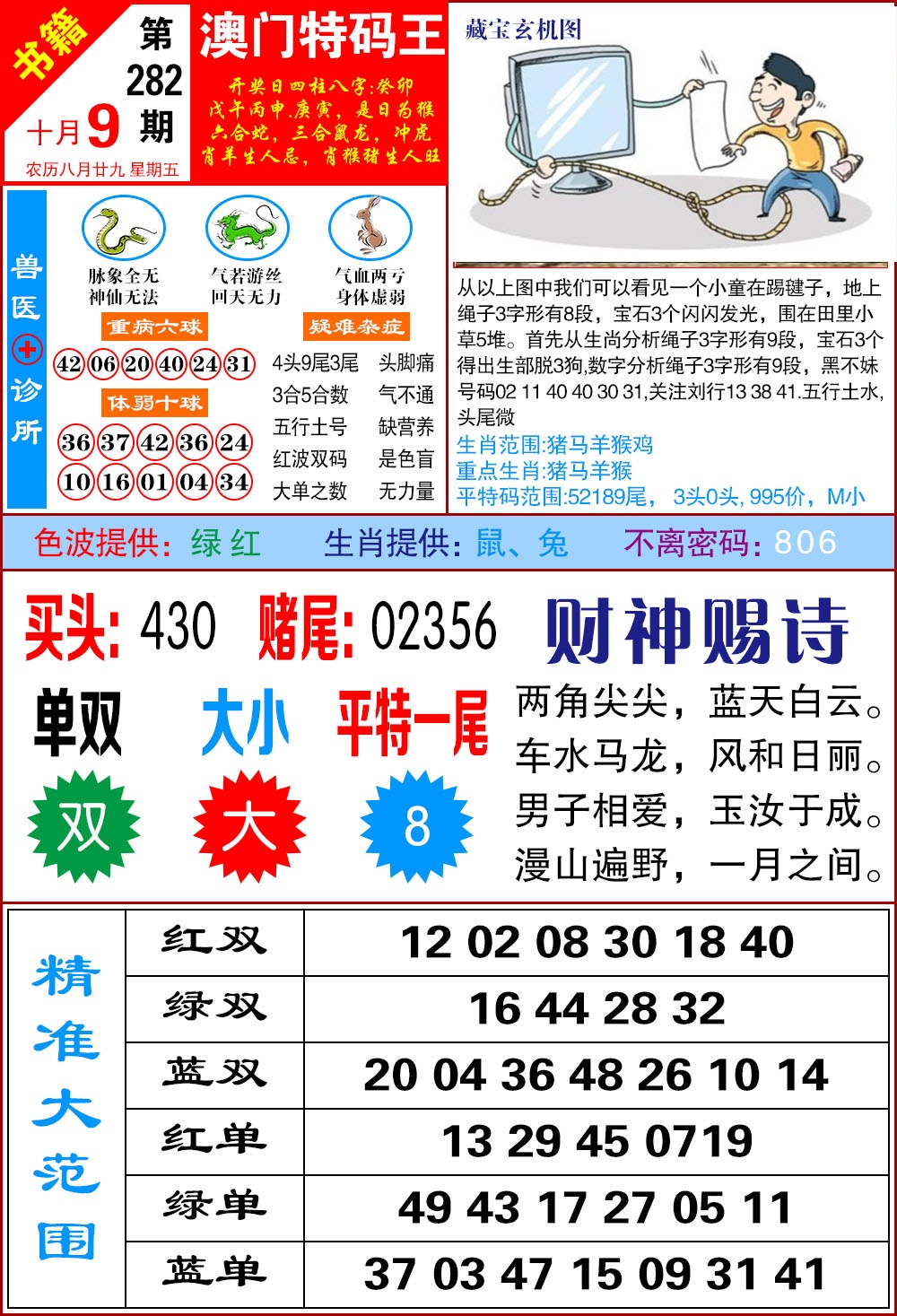 澳门特码帝 第281期