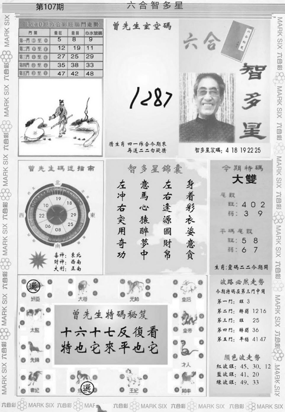 六合智多星 第107期