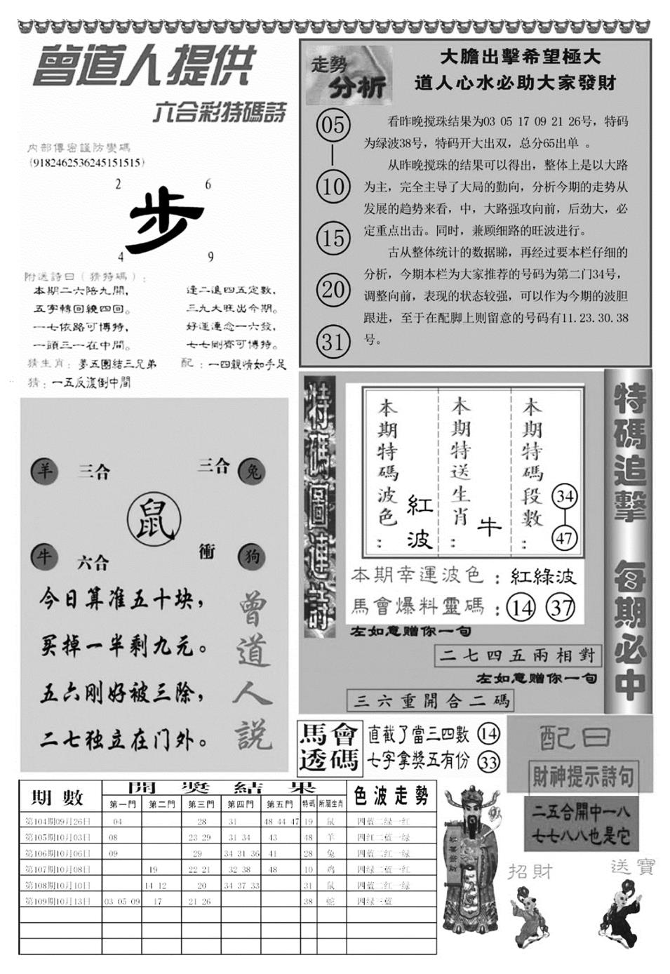 内幕加大B 第109期