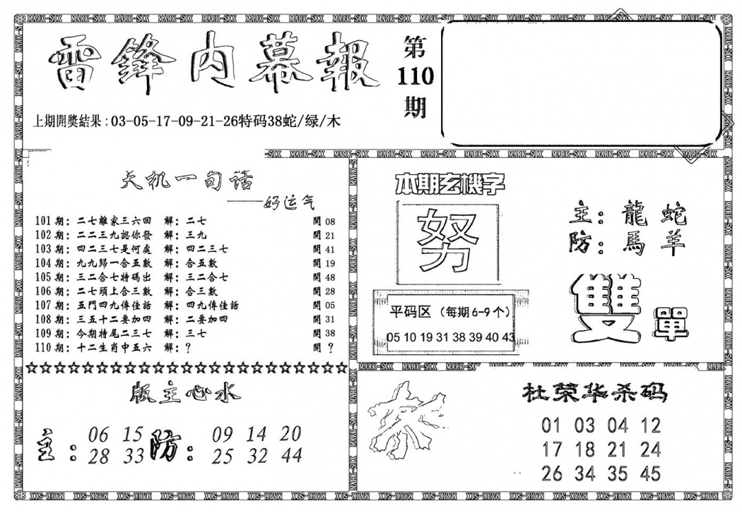 新雷锋报 第110期