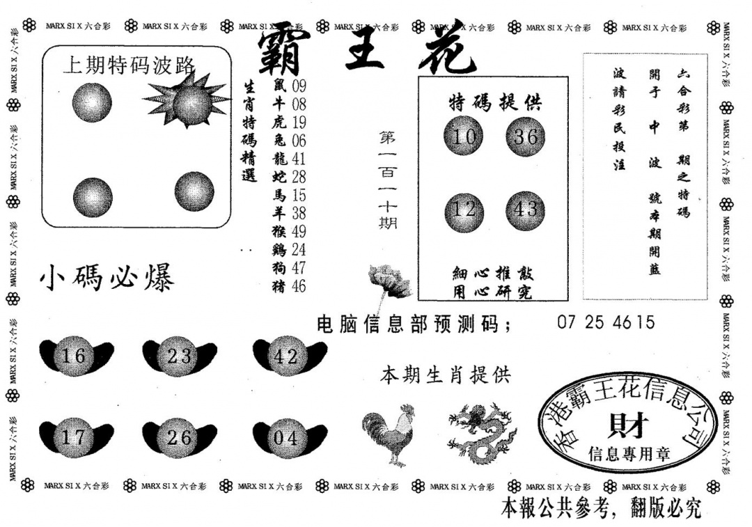 霸王花 第110期