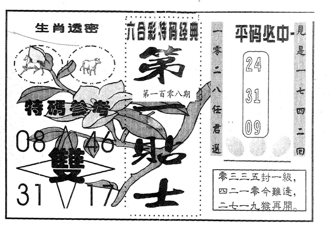第一贴士 第108期