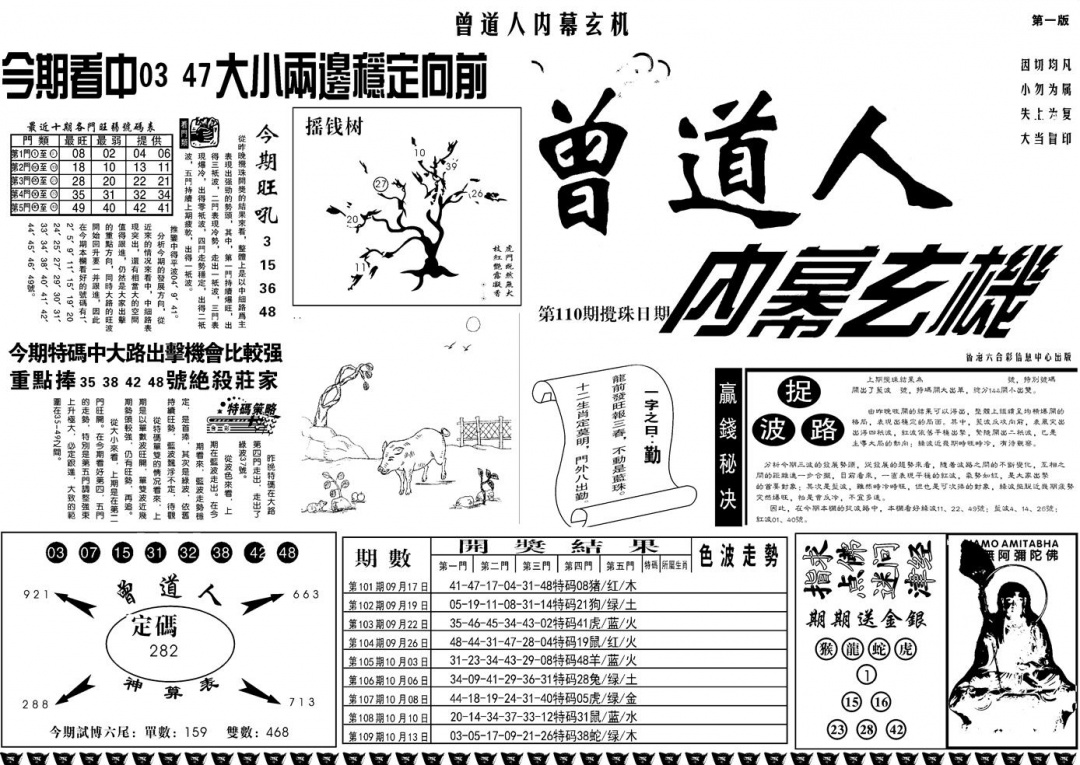 另内幕A 第110期