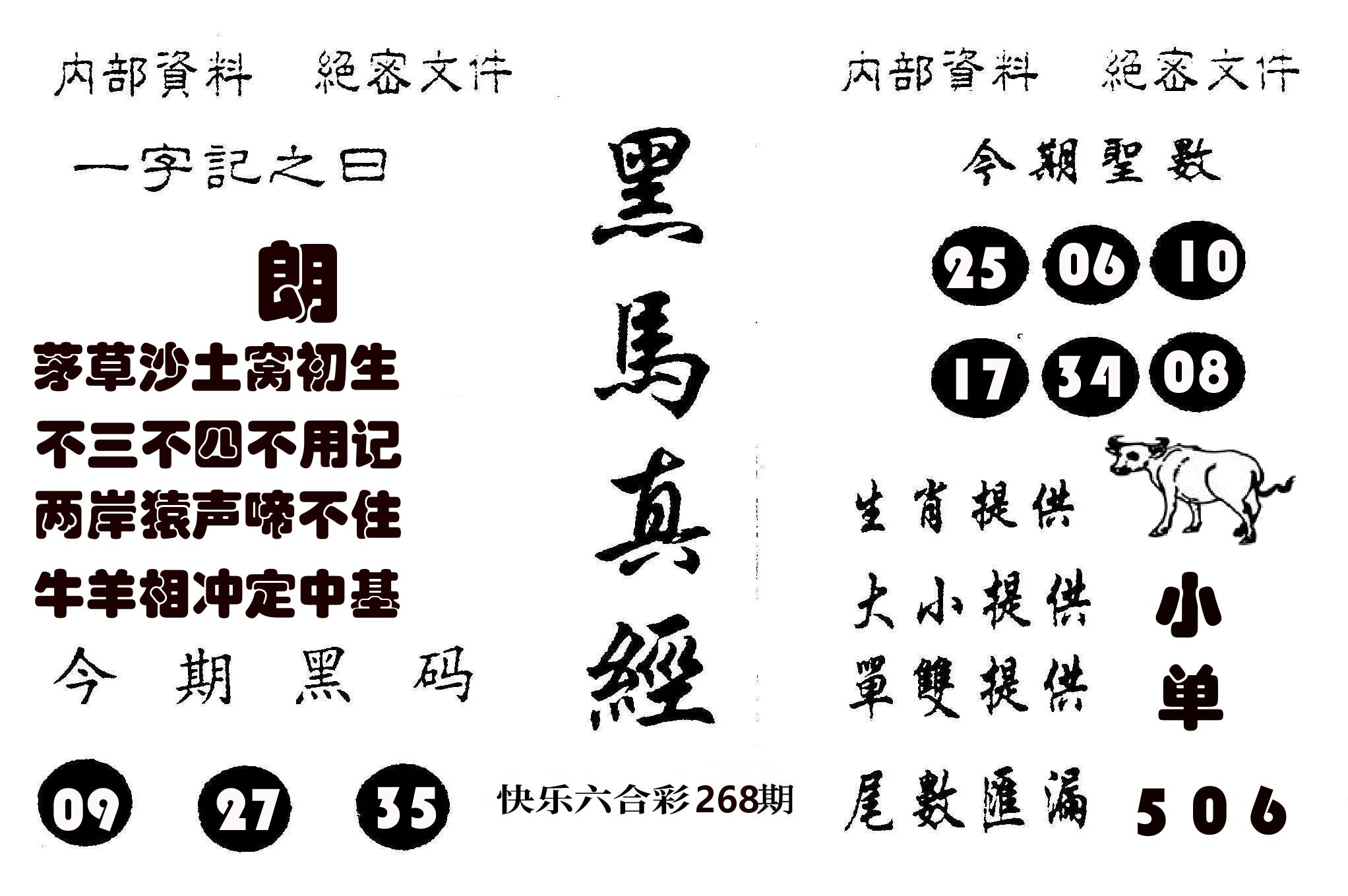 黑马真经 第268期