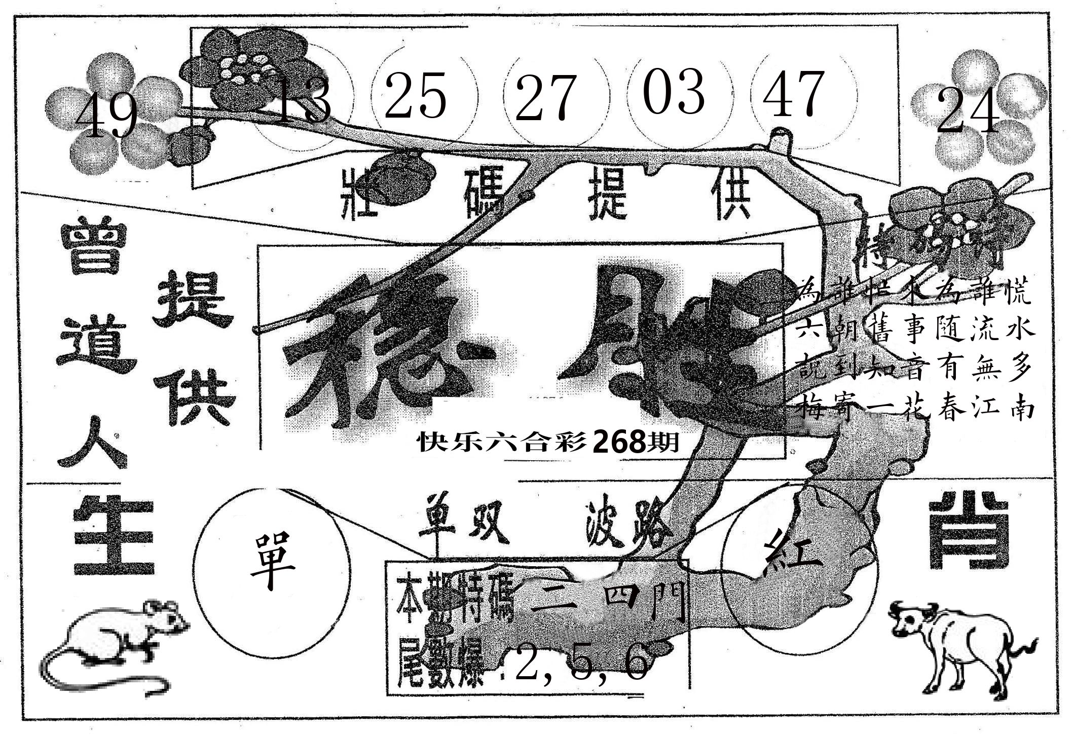 稳胜 第267期