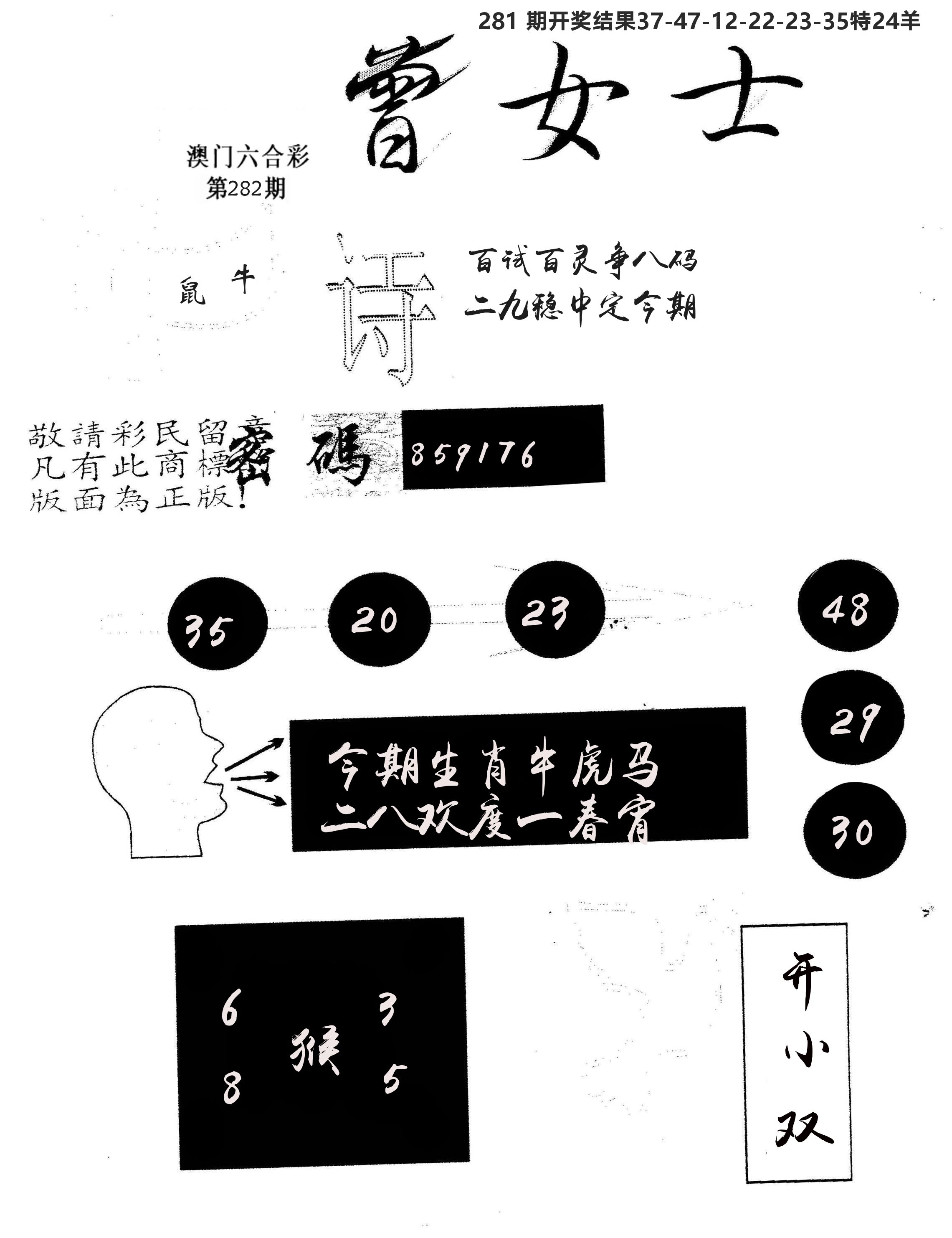 另版曾女士百灵鸟 第281期