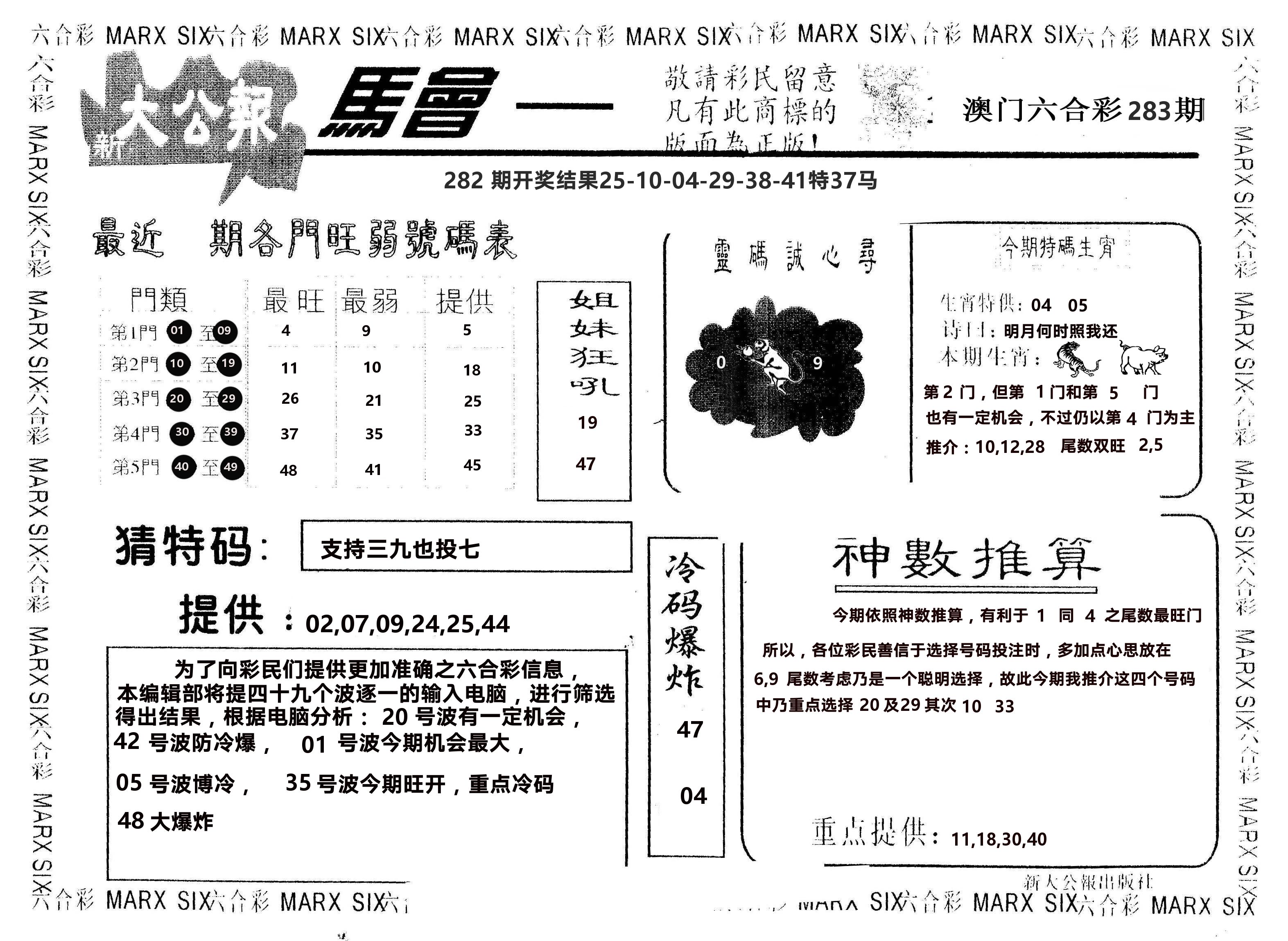 另版大公报 第282期