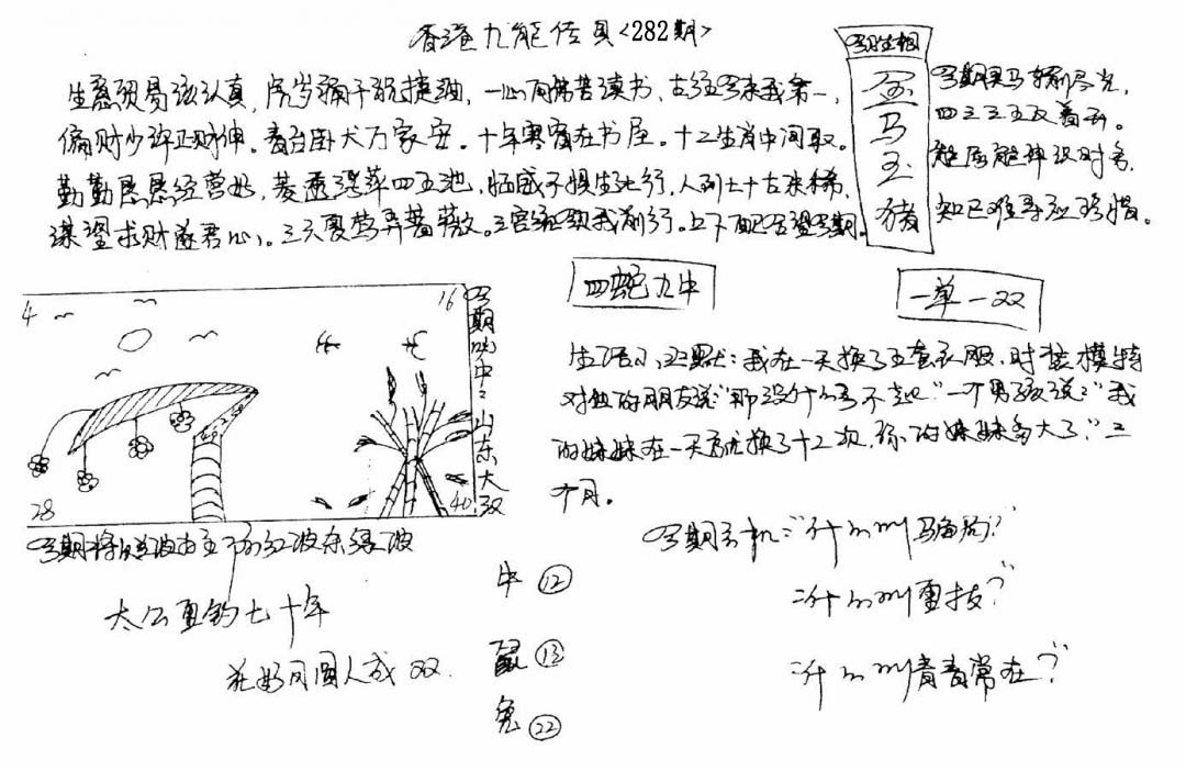 手写九龙(开奖) 第281期